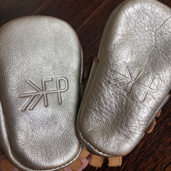 Freshly Picked gold fringe moccasins. - Picture 2 of 3